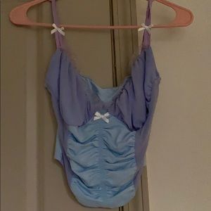 Blue and purple dressy cami